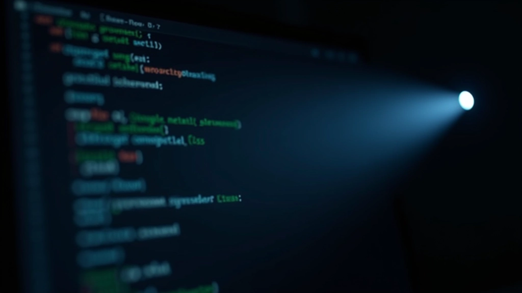 Náhled kódu CSS a JavaScriptu pro implementaci spotlight efektu s kurzorem